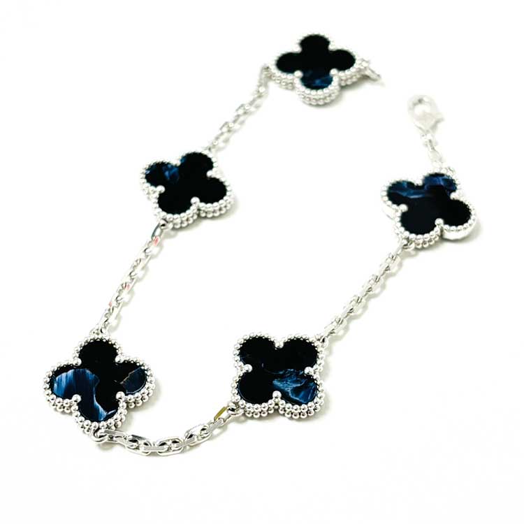 ヴァン クリーフ&アーペル ヴィンテージ アルハンブラ 5モチーフ ブレスレット ピーターサイト K18YG VCARP7S400