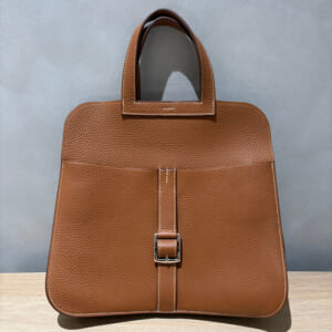 エルメス アルザン31 ゴールド トリヨンクレマンス シルバー金具 C刻印