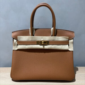 エルメス バーキン30 ゴールド トゴ ゴールド金具 W刻印