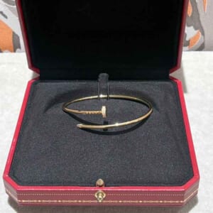 カルティエ ジュスト アン クル ブレスレット スモール K18イエローゴールド/ダイヤモンド 0.18ct