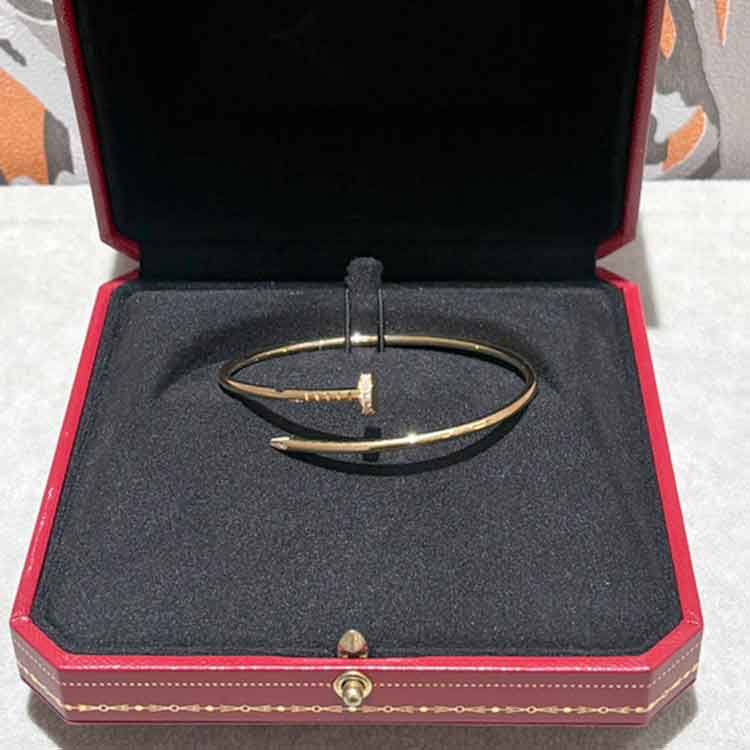 カルティエ ジュスト アン クル ブレスレット スモール K18イエローゴールド/ダイヤモンド 0.18ct