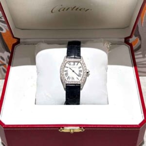 カルティエ トーチュ シルバー K18ホワイトゴールド/ダイヤモンド レザー WA507231