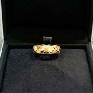 シャネル ココクラッシュコレクション リング ミディアム K18イエローゴールド J10571