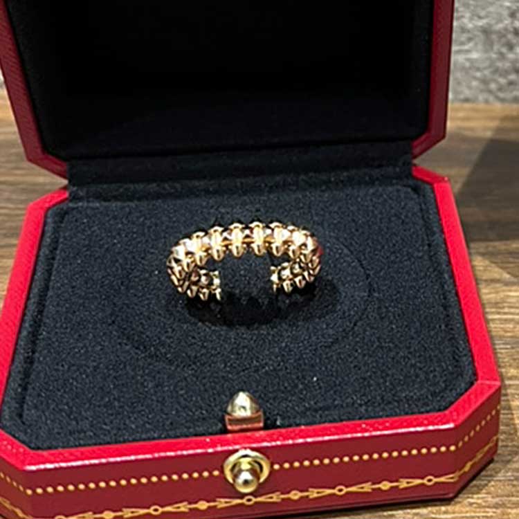 カルティエ クラッシュ ドゥ カルティエ リングスモール/52 K18イエローゴールド B4229800