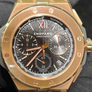 ショパール アルパインイーグル XL 44mm ブラック文字盤 18Kピンクゴールド/レザー 295387-9001