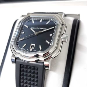 ジェラルド・チャールズ マエストロ 2.0 ウルトラシン 39mm ブラック文字盤文字盤 SS/ラバー GC2.0A-00