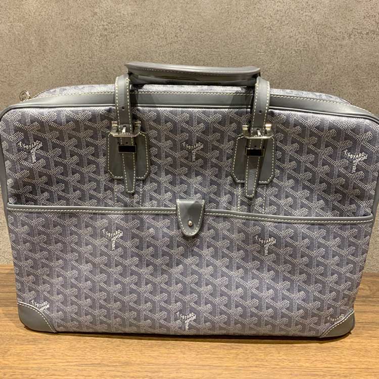 ゴヤール アンバサード グレー PVC シルバー金具 AMBAS2MMLTY