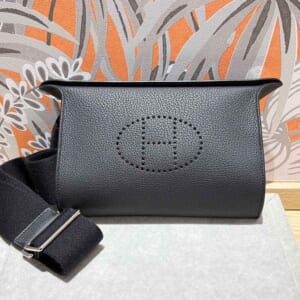 エルメス エブリンTPM エトゥープ/インディゴ トリヨンクレマンス ゴールド金具 C刻印