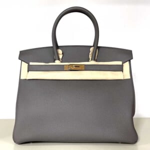 エルメス バーキン35 エタン トゴ ピンクゴールド金具