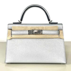 エルメス ミニケリー2 アルジャン シェブルシャムキラ シルバー金具 K刻印