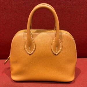 エルメス ボリード1923ミニ ゴールド エバーカラー ゴールド金具 K刻印