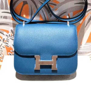 エルメス コンスタンス3 ミロワール ミニ ブルータラサ エプソン K刻印