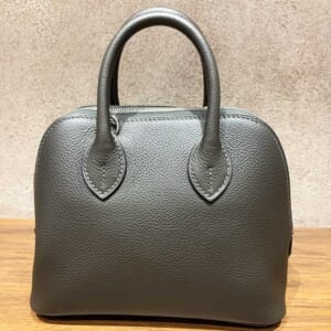 エルメス ボリード1923ミニ ヴェールブロンズ エバーカラー シルバー金具 K刻印