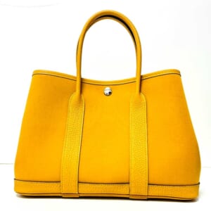 エルメス ガーデンパーティTPM パイユ ネゴンダ/トワルオフィシエ シルバー金具 K刻印