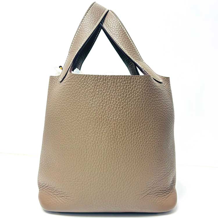 エルメス ピコタンロックPM エトゥープ トリヨンクレマンス ゴールド金具 W刻印