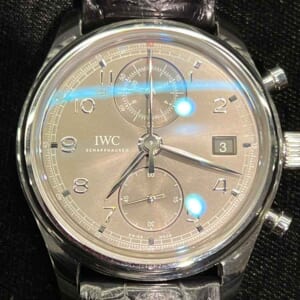 IWC ポルトギーゼ・クロノグラフ 42mm グレー文字盤 SS/アリゲータ IW390404