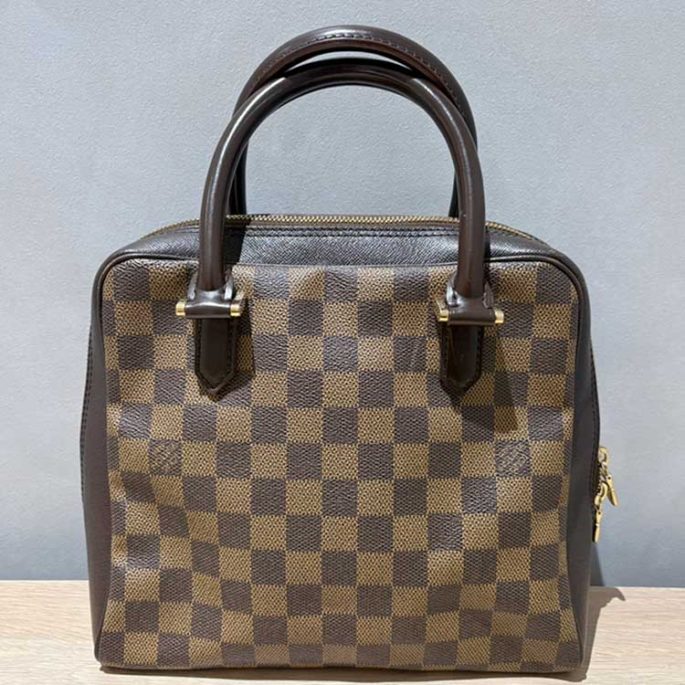 ルイ・ヴィトン ダミエ・エベヌ ブレラ レッド ゴールド金具 N51150