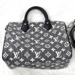 ルイ・ヴィトン モノグラム・ジャガードデニム スピーディ・バンドリエール25 M21464