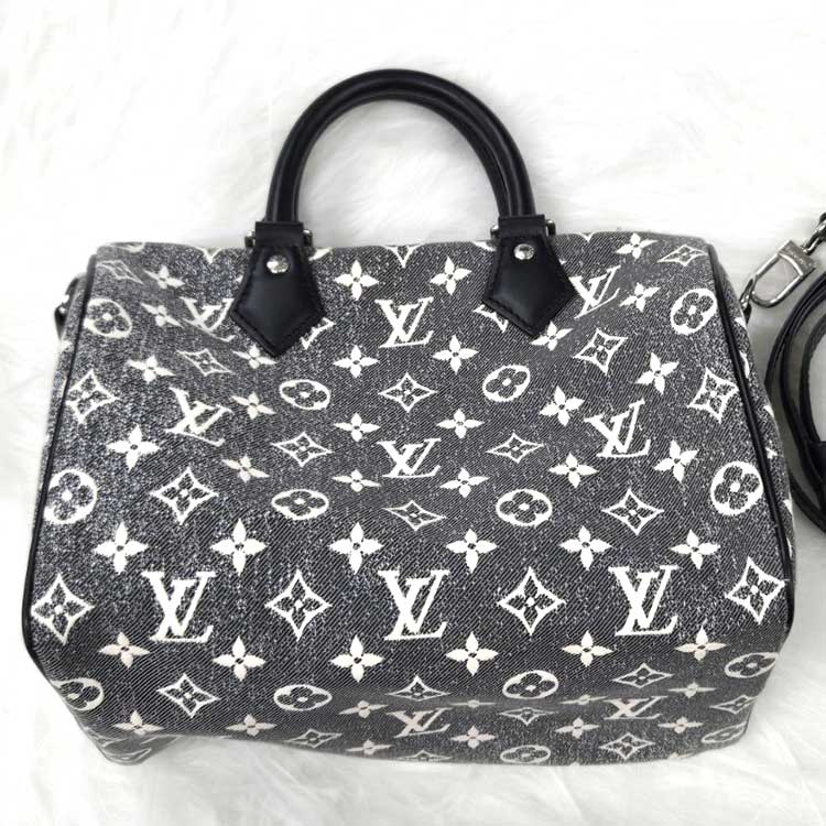 ルイ・ヴィトン モノグラム・ジャガードデニム スピーディ・バンドリエール25 M21464