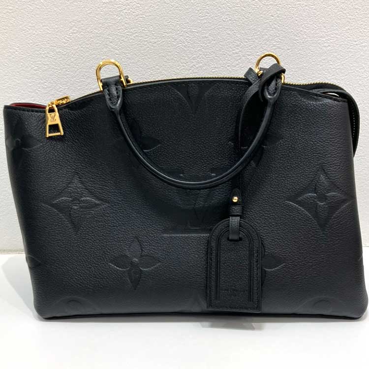ルイ・ヴィトン モノグラム・アンプラント プティ・パレPM ノワール ゴールド金具 M58916