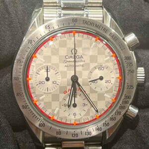 オメガ スピードマスター レーシング ミハエル・シューマッハ 39mm シルバー文字盤 SS 3517.3