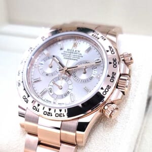 ロレックス コスモグラフ デイトナ 40mm サンダスト/11Pバケットダイヤモンド文字盤 K18エバーローズゴールド 116505A