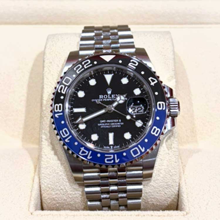 ロレックス GMTマスター2 40ｍｍ ブラック文字盤 SS 126710BLNR