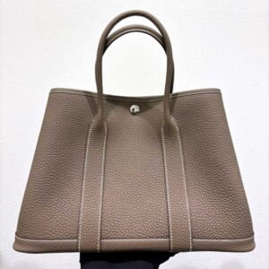 エルメス ガーデンパーティTPM エトゥープ ネゴンダ シルバー金具 K刻印