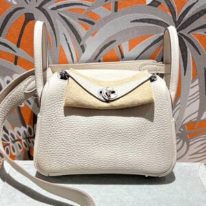 エルメス リンディミニ クレ トリヨンクレマンス シルバー金具 K刻印