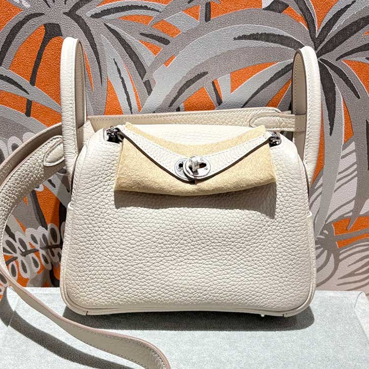 エルメス リンディミニ クレ トリヨンクレマンス シルバー金具 K刻印