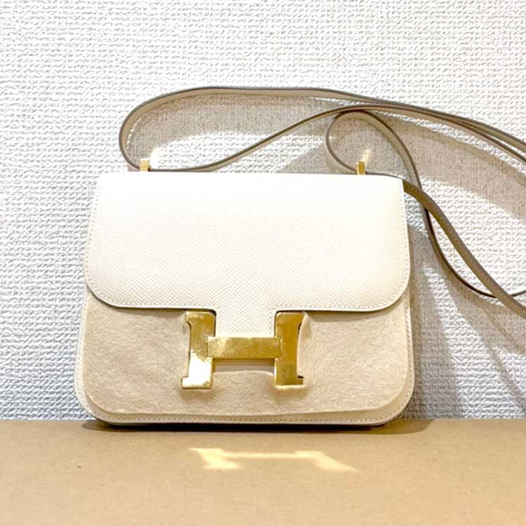 エルメス コンスタンス3 ミロワール ミニ クレ エプソン ゴールド金具
