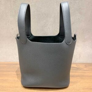 エルメス ピコタンロックPM 黒 トリヨンクレマンス シルバー金具 K刻印