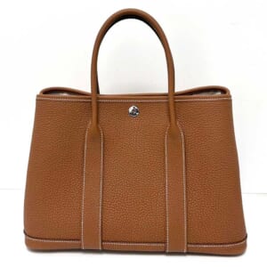 エルメス ガーデンパーティTPM ゴールド ネゴンダ シルバー金具 G刻印