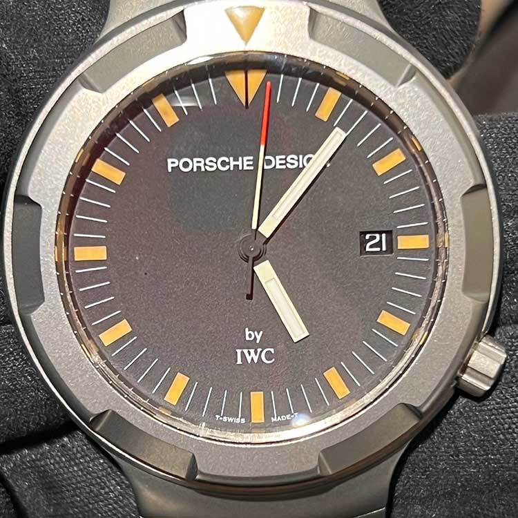 IWC ポルシェデザイン by IWC オーシャン2000 42mm ブラック文字盤 Ti SBDX019
