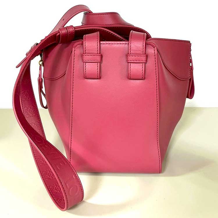 ロエベ ハンモック コンパクト プラムローズ レザー A538H13X02