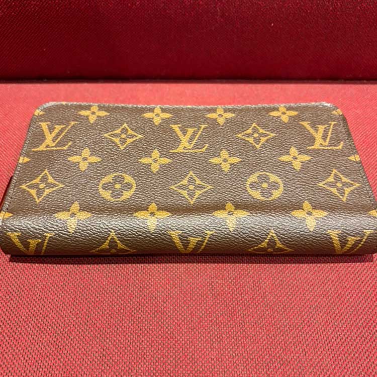 ルイ・ヴィトン モノグラム ジッピー・ウォレット ブラウン ゴールド金具 M42616