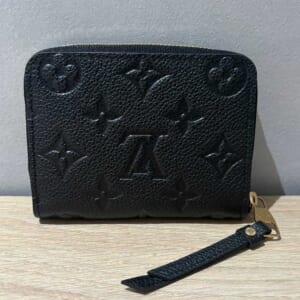 ルイ・ヴィトン モノグラム・アンプラント ジッピー・コインパース ノワール ゴールド金具 M60574