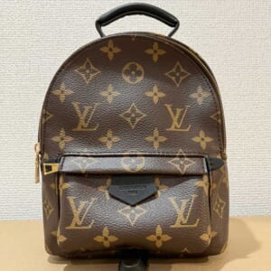 ルイ・ヴィトン モノグラム パームスプリングス バックパック MINI ノワール ゴールド金具 M44873