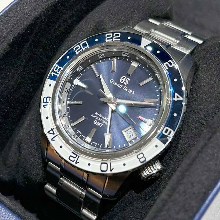 セイコー グランドセイコー スポーツコレクション メカニカルハイビート 44.2mm ミッドナイトブルー SS SBGJ237