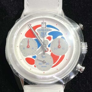 タグ・ホイヤー カレラ クロノグラフ EXPO2025 大阪 リミテッドエディション 39mm シルバー/ホワイト/ブルー/レッド SS/レザー CBS221C.FC6619