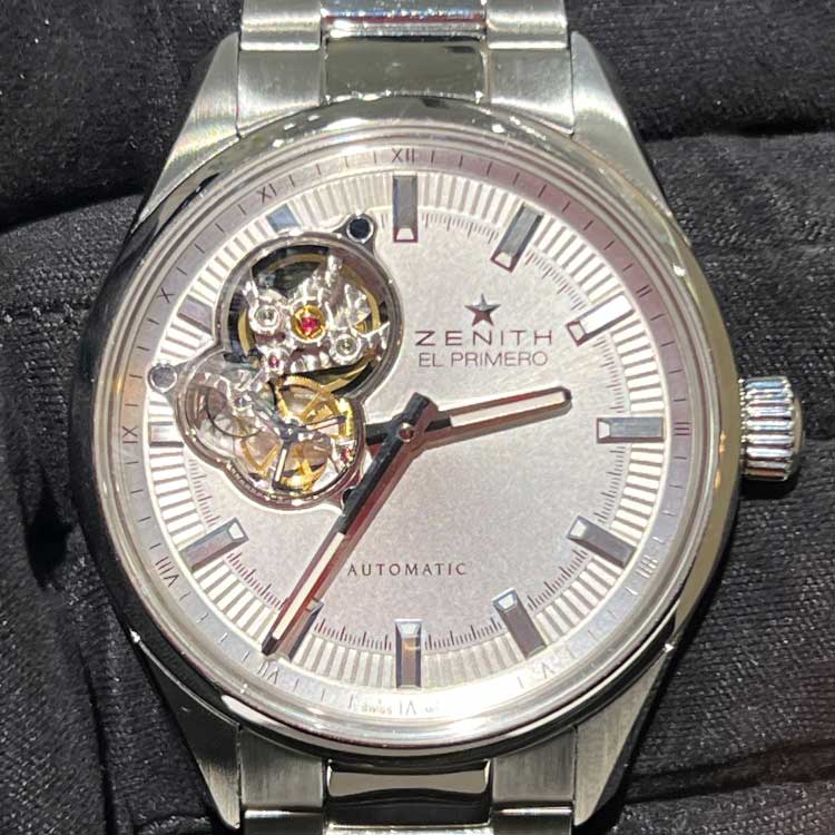 ゼニス エル・プリメロ シノプシス 40mm シルバー文字盤 SS