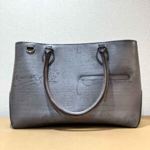 ベルルッティ トゥジュール トートバッグ ミニ ライトアルミニオ ヴェネチアレザー シルバー金具