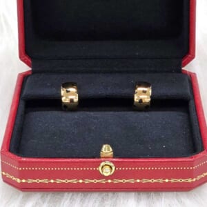 カルティ パンテール ドゥ カルティエ ピアス ラックラッカー K18YGイエローゴールド