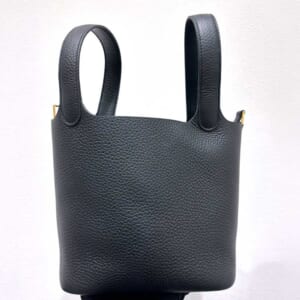 エルメス ピコタンロックPM 黒 トリヨンクレマンス ゴールド金具 K刻印