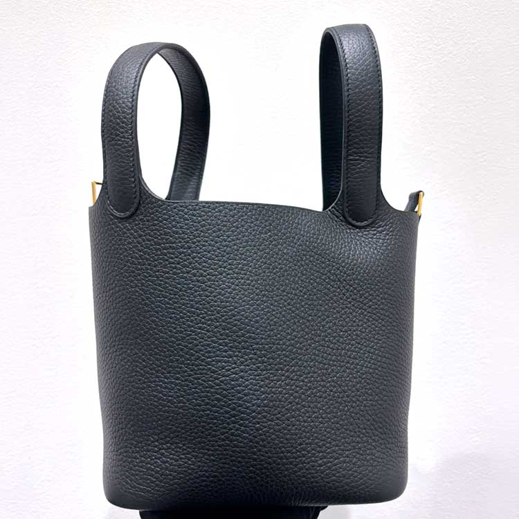 エルメス ピコタンロックPM 黒 トリヨンクレマンス ゴールド金具 K刻印