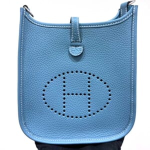 エルメス エブリンTPM ニューブルージーン トリヨンクレマンス シルバー金具 K刻印