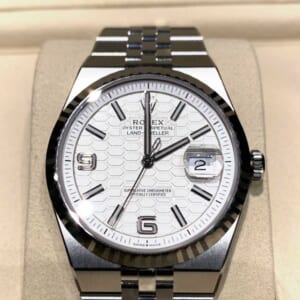 ロレックス ランドドゥエラー 40mm ホワイトハニカミモチーフ SS/K18ホワイトゴールド フラットジュビリー 127334