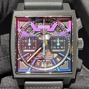 タグ・ホイヤー モナコ クロノグラフ リミテッドエディション 39mm ブルー/パープル TI/レザー/ラバー CBL218E.FT6312