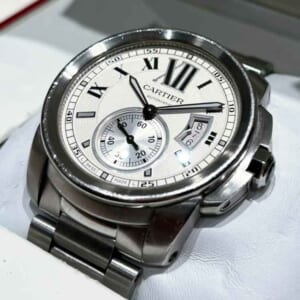 カルティエ カリブル ドゥ カルティエ 42mm ホワイト SS W7100015