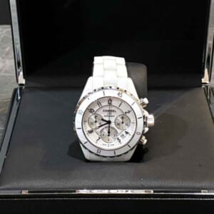 シャネル J12 クロノグラフ ホワイトセラミック H1007 自動巻き